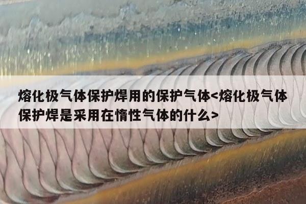 熔化极气体保护焊用的保护气体