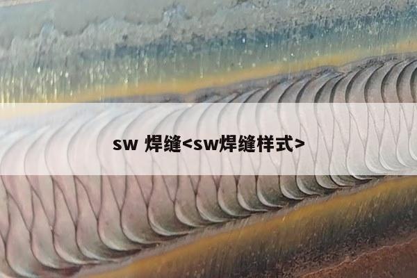 sw 焊缝