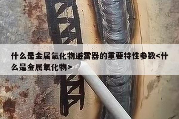 什么是金属氧化物避雷器的重要特性参数